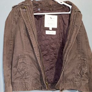 Large Brown Abercrombie and Fitch Thinsulate Jacket